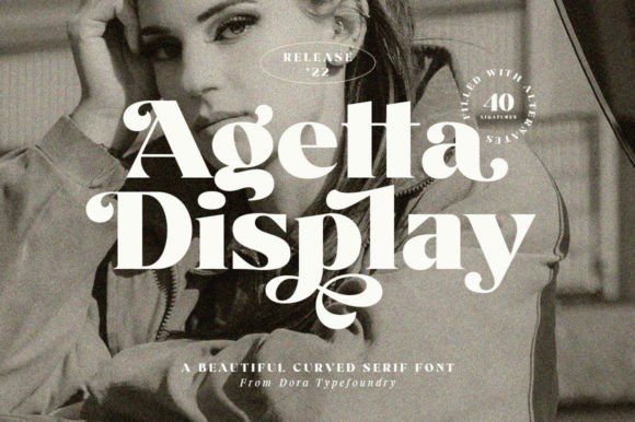 Agetta Display: The Bold Vintage Serif for Modern Web Design