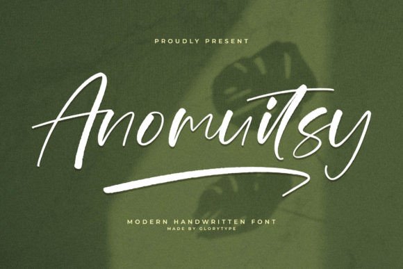 Anomuitsy: The Elegant Handwritten Typeface for Editorial Design