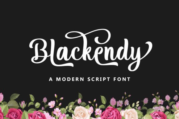 Blackendy: The Sweet Script Handwritten Font for Your Next Design