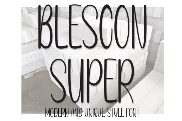 Blescon Super: The Handwritten Typeface for Memorable Campaigns