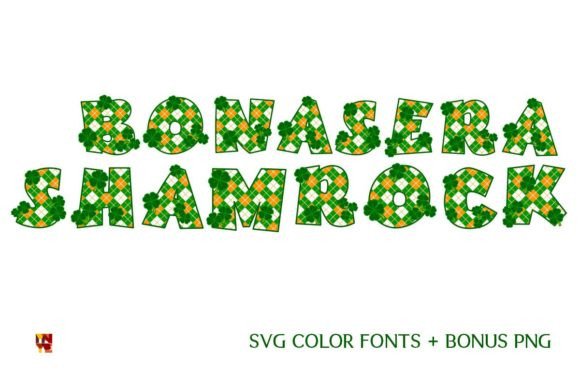 Bonasera Shamrock: A Playful Color Font for Saint Patrick's Day Branding