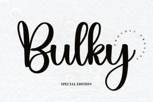 Bulky: A Refined Handwritten Font for Modern Web Design