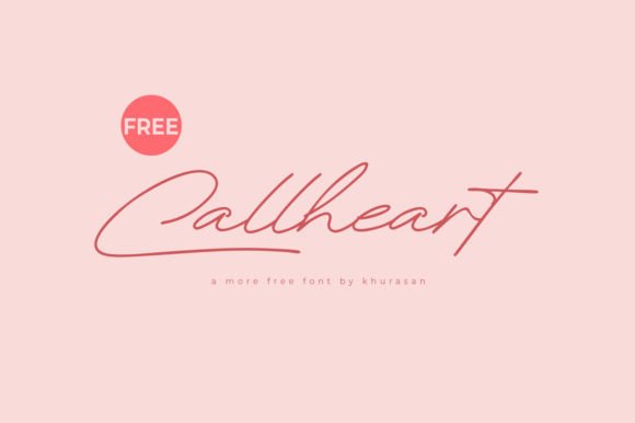 Callheart: A Modern Script Typeface for Digital Branding