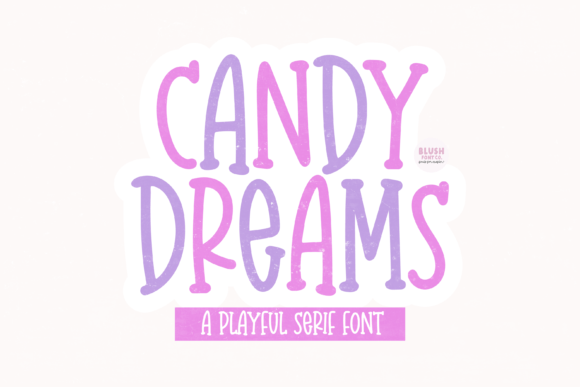 Candy Dreams: A Whimsical Script Handwritten Font for Creative Projects