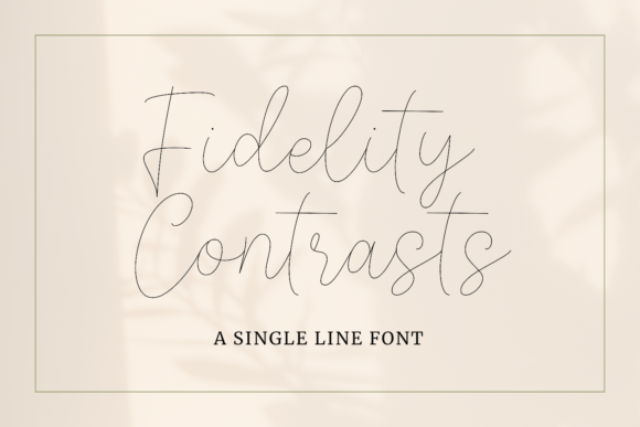Fidelity Contrasts: The Graceful Script Handwritten Font for Creators