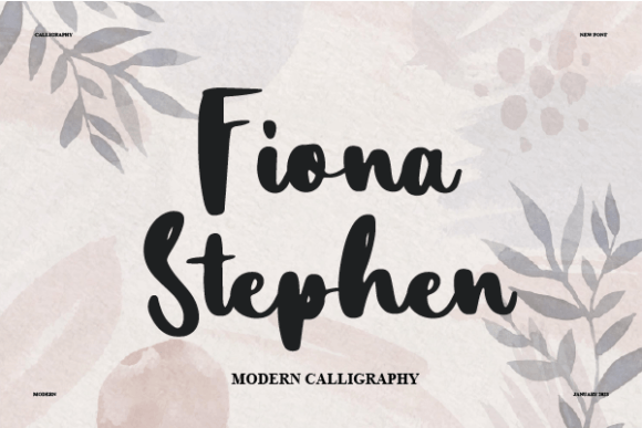 Fiona Stephen: The Timeless Handwritten Font for Creative Brands