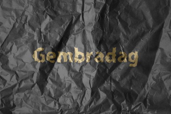 Gembradag: A Commanding Script Typeface for Sophisticated Branding