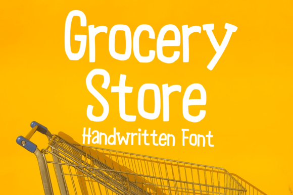 Grocery Store: The Perfect Hand-Lettering Font for Editorial Design