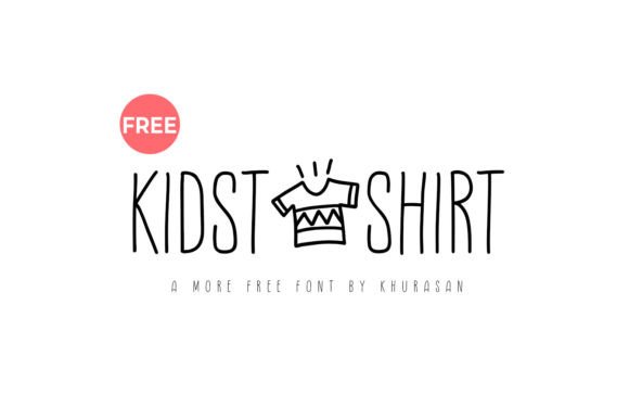 Kidstshirt: The Modern Handwritten Typeface for Creative Branding