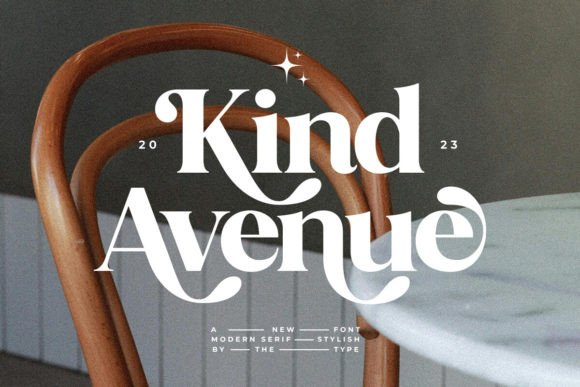 Kind Avenue: A Stylish Retro Serif for Modern Branding