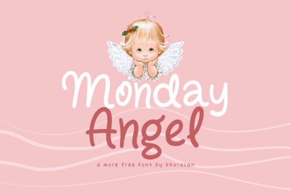 Monday Angel: A Modern Script Handwritten Font for Creative Projects