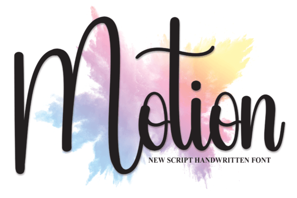 Motion: A Sweet Handwritten Font for Editorial Design