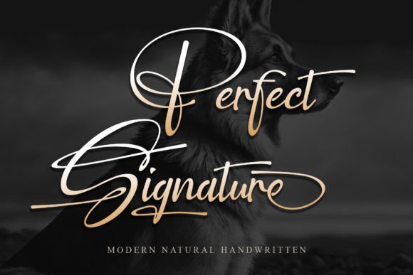 Perfect Signature: A Captivating Handwritten Font for Modern Web Design