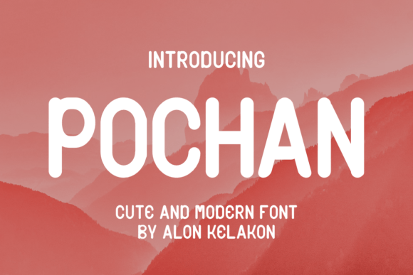 Pochan Typeface for Bold Brand Identity Projects