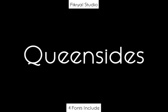 Queensides: The Elegant Sans Serif Font for Modern Business Branding