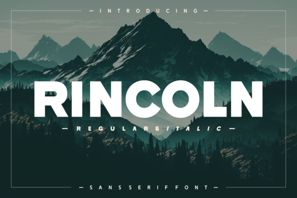 Rincoln Font Review for Bold Campaign Design