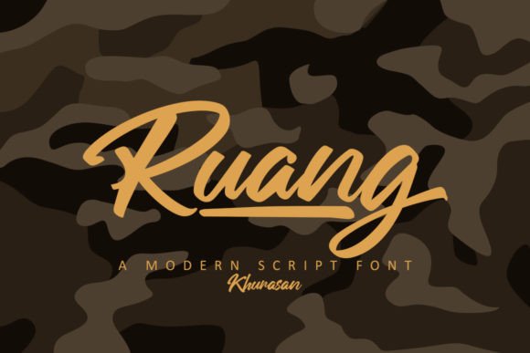 Ruang: Modern Cursive Script Font for Digital Branding