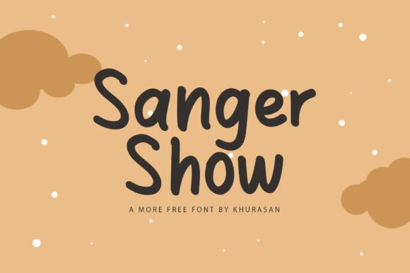 Sanger Show: A Modern Display Font for Editorial Design