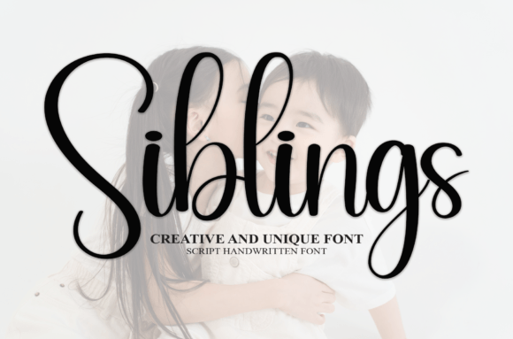 Siblings: A Sweet Handwritten Font for Modern Campaigns