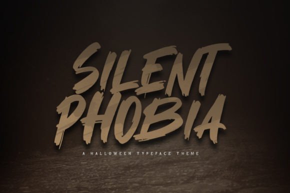 Silent Phobia Typeface: Elevate Handmade Labels and Seasonal Designs