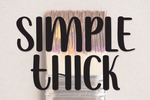 Simple Thick: The Handwritten Typeface for Authentic Branding