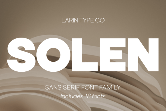 Solen: The Modern Sans Serif Typeface for Bold Web Design