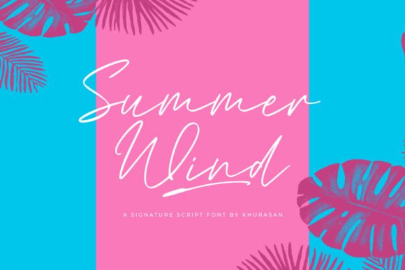 Summer Wind: Elegant Script Fonts for Modern Web Design