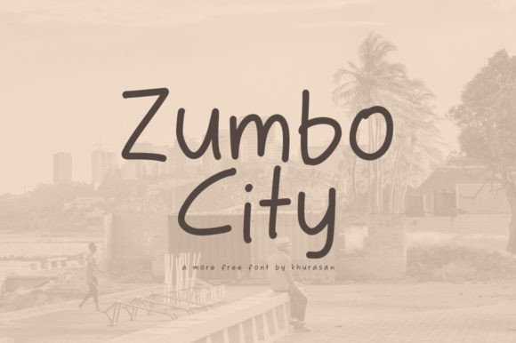 Zumbo City: The Perfect Handwritten Display Font for Crafters